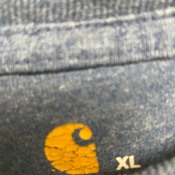 Men’s xl blue carhartt shirt - Picture 3 of 3